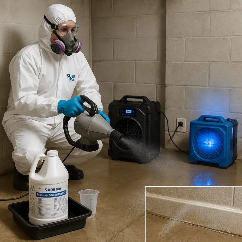 Sanitization and Odor Removal process in Flat Rock, MI