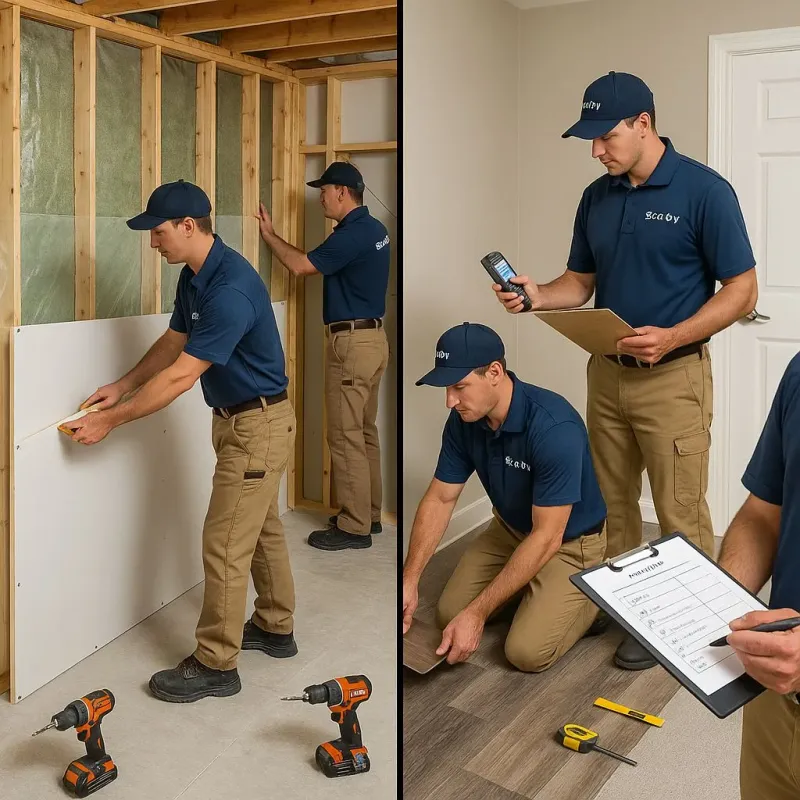 Repairs and Reconstruction process in Flat Rock, MI