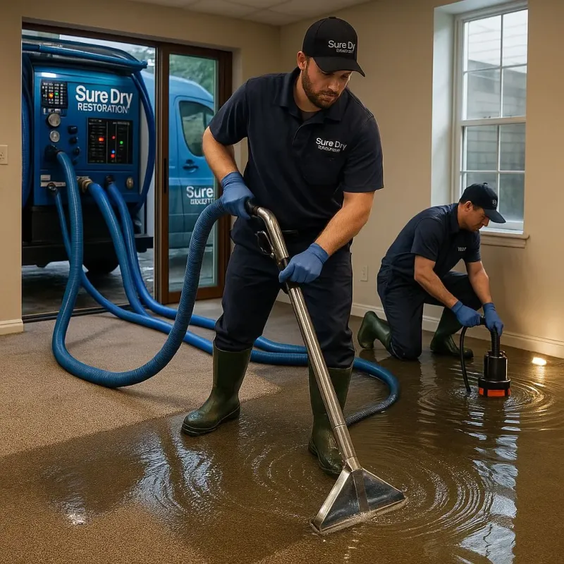 Water Extraction and Removal process in Flat Rock, MI